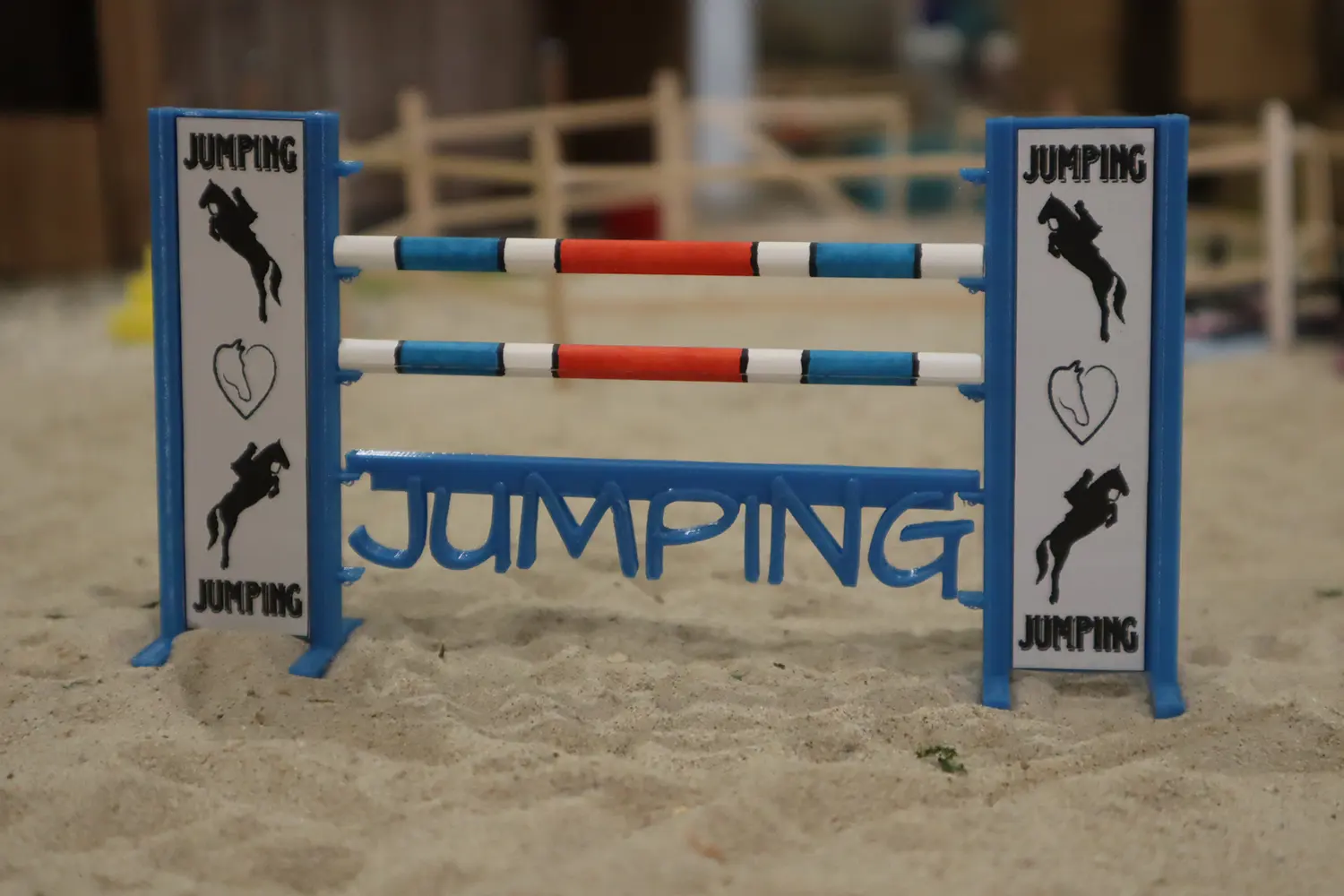 Obstacle turquoise Jumping