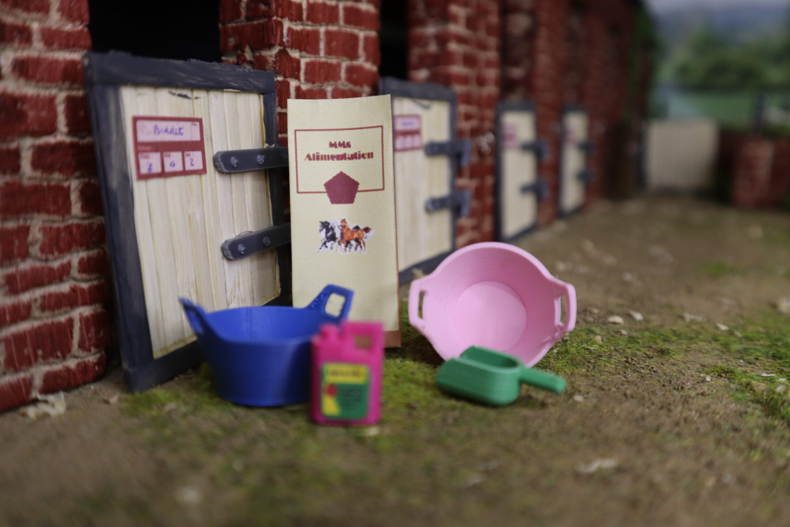 Set d'alimentation pour chevaux