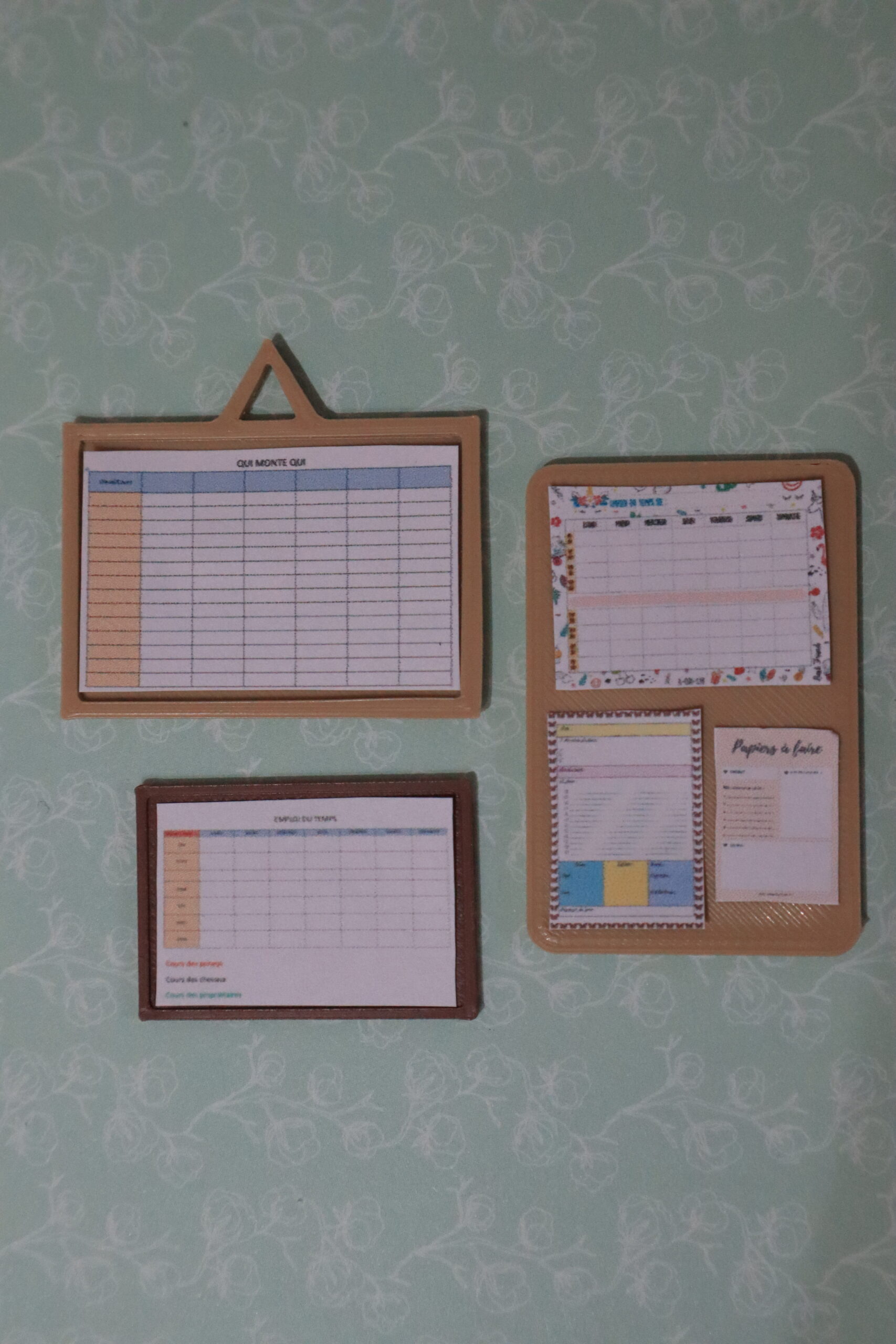 Tableaux d'affichage