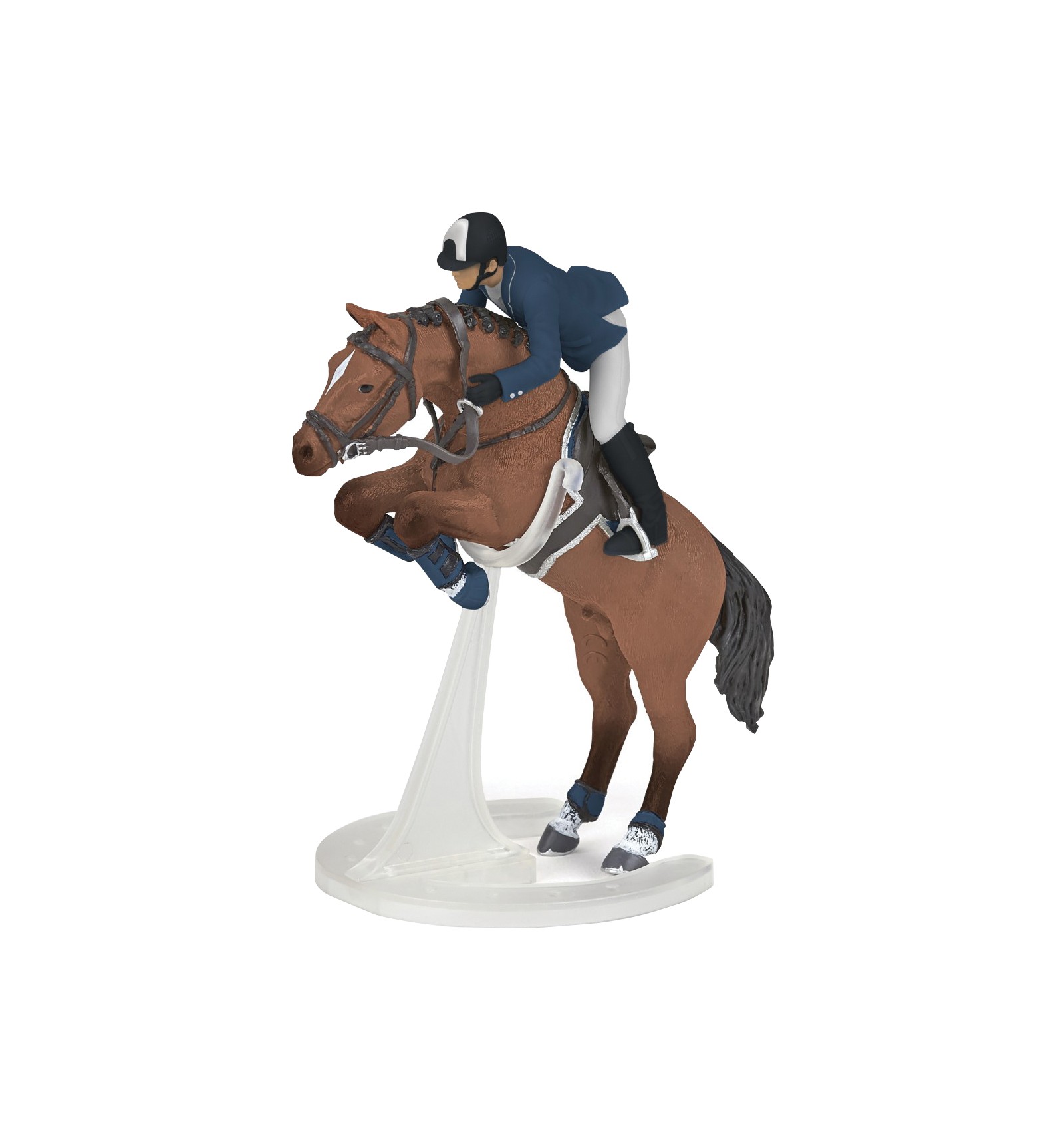 Cheval qui saute et son cavalier Papo 51562