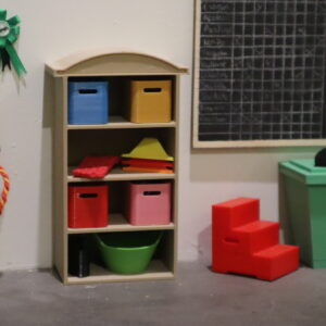 Meuble avec bacs de rangement