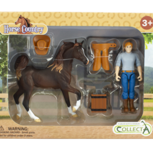 Set CollectA : Maréchal ferrant, jument arabe et accessoires