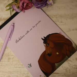 Carnet "Herbeline veille sur te pensées"